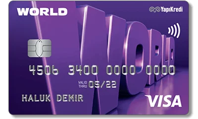 Yapı Kredi Worldcard kredi kartı