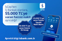 İşCep’ten İş Bankalı olanlar kazanıyor! İşCep’ten İş Bankalı olanlar kazanıyor!