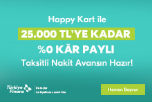 Yeni Müşterilere Özel 25.000 TL Taksitli Nakit Avans Yeni Müşterilere Özel 25.000 TL Taksitli Nakit Avans