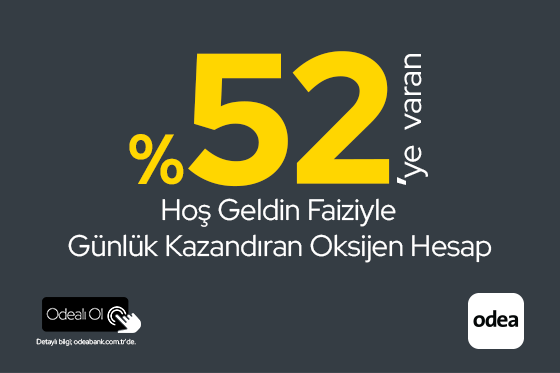 Yeni TL mevduatınıza %52'ye varan faiz oranı fırsatı!