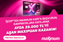 Maximum'dan 25.000 TL’yi Aşan MaxiPuan! Maximum'dan 25.000 TL’yi Aşan MaxiPuan!