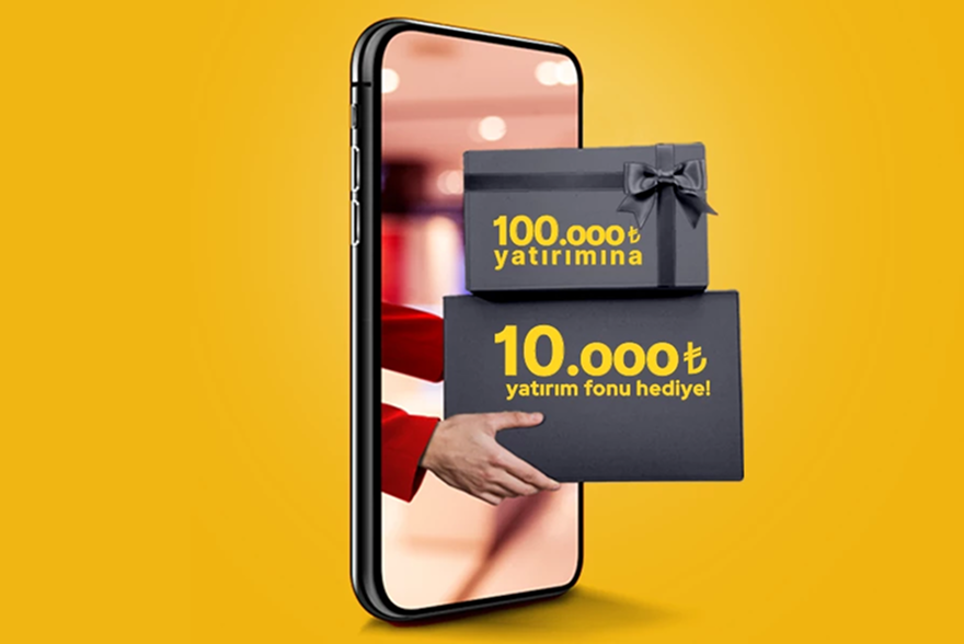 Hemen Odealı olun, 100.000 TL yatırımınıza 10.000 TL’ye varan Hediye Fon fırsatını kaçırmayın!