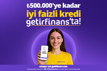 Aylık %3,49-%4,49 arası faiz oranlarında 500.000 TL'ye varan kredi getirfinans'ta! Aylık %3,49-%4,49 arası faiz oranlarında 500.000 TL'ye varan kredi getirfinans'ta!