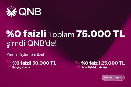 Şubeye gitmenize gerek kalmadan QNB'li olmak artık çok kolay!