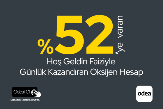 Yeni TL mevduatınıza %52'ye varan faiz oranı fırsatı!